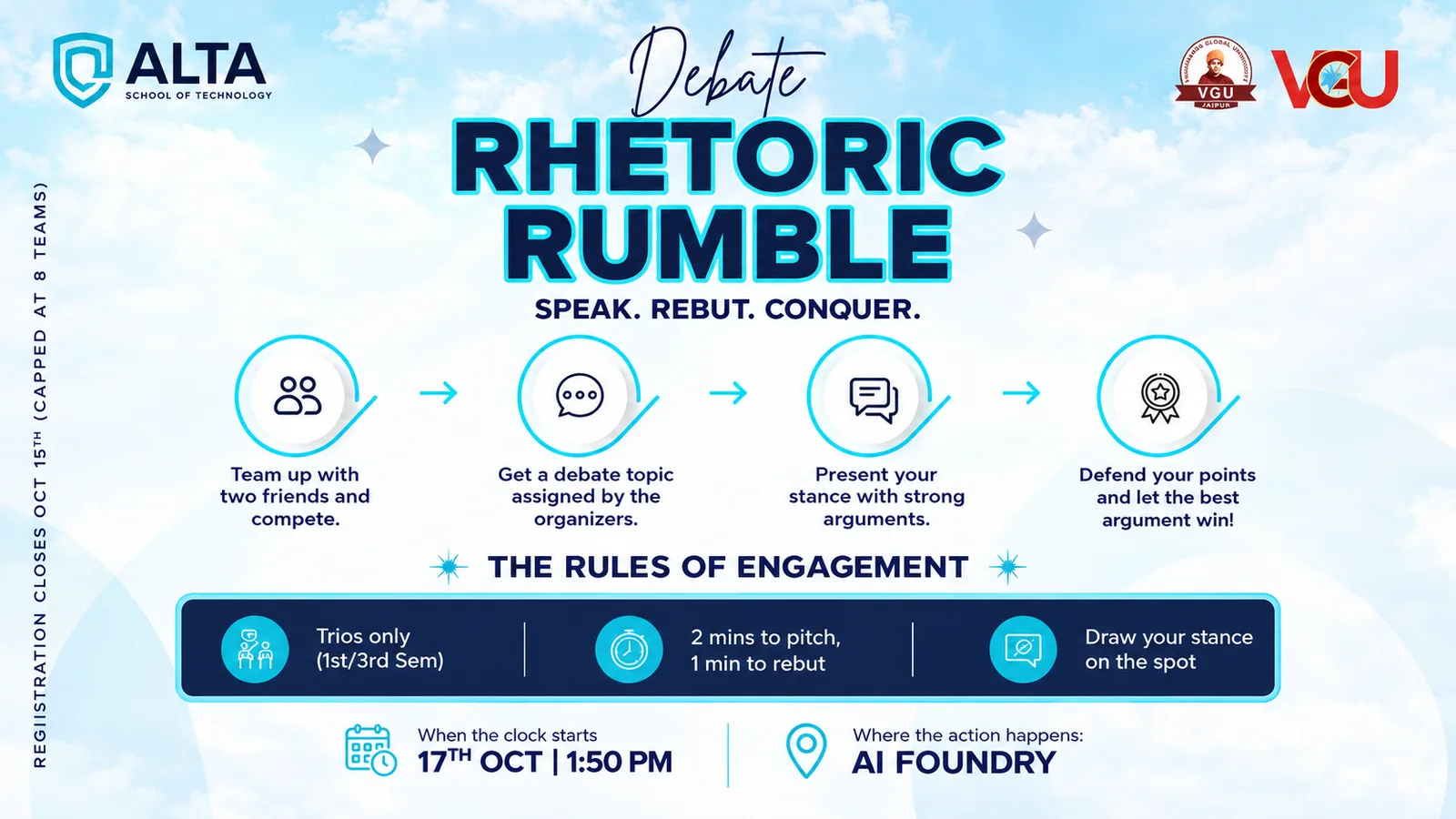 Rhetoric Rumble: ALTA Jaipur's Debate Competition